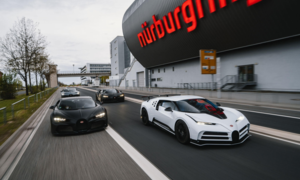 Ảnh: Bugatti thử nghiệm siêu xe tại đường đua Nurburgring