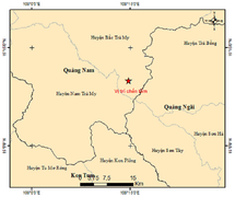 Huyện miền núi ở Quảng Nam lại xảy ra động đất