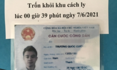 Khẩn tìm người đàn ông quê Hà Nội trốn khỏi khu cách ly ở Tây Ninh