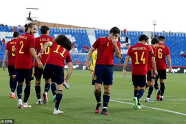 Thêm cầu thủ mắc COVID-19, Tây Ban Nha dùng đội U21 đấu giao hữu