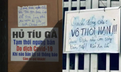 Loạt hàng quán dán thông báo đảm bảo chống dịch nhưng vẫn phải ‘chọc cười’ khách