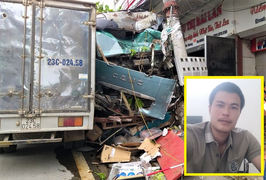 Tài xế container lao xe lên vỉa hè tránh 2 người qua đường được ủng hộ 900 triệu