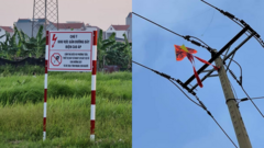 EVNHANOI khuyến cáo người dân không thả diều gần lưới điện để đảm bảo an toàn