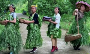 Tuyệt chiêu bán rau của 4 phụ nữ nông thôn Trung Quốc