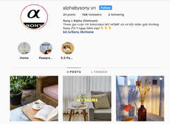 Sony Việt Nam ra mắt trang Sony Alpha trên Instagram