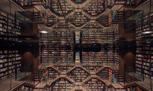 ‘Hiệu sách vô cực’ trêu đùa thị giác của du khách bằng ‘không gian siêu thực’ 