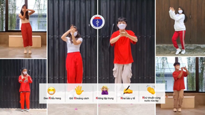 Ra mắt 'Vũ điệu 5K' đẩy lùi dịch bệnh COVID-19