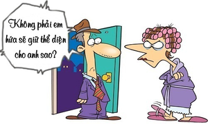 Mất thể diện vì hiểu sai ý vợ