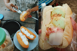 Bánh mì kẹp kem và tiếng leng keng gọi ký ức tuổi thơ ùa về của thế hệ 7X-8X