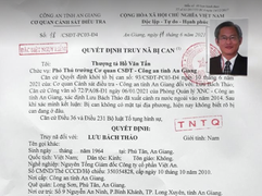 An Giang: Truy nã đặc biệt nguy hiểm nguyên Tổng Giám đốc Công ty CP Việt An