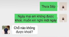 Nhân viên ốm, sếp được nghỉ làm