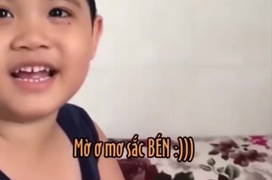 Bố bất lực khi dạy con đánh vần