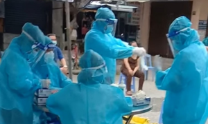 9 người nghi mắc COVID-19 liên quan BN13549 ở Tiền Giang qua Vĩnh Long khám bệnh