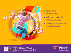 'Chọn số tài khoản – Trọn chất riêng' với mọi khách hàng ngay trên app TPBank