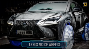 Video: Độc đáo bánh xe hơi được làm từ băng tuyết trên thế giới