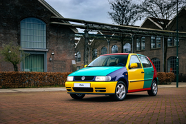 Volkswagen Polo xuất hiện với bộ áo Harlequin đầy sắc màu