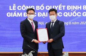 Trao quyết định bổ nhiệm tân Giám đốc Đại học Quốc gia Hà Nội