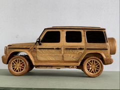 Ngắm mô hình Mercedes-AMG G63 bằng gỗ sang trọng