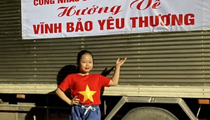 Á hậu nhí Hoàng Vân quyên 50 triệu đồng chống COVID-19