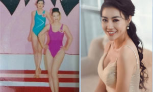 Thanh Hương 'Mùa hoa tìm lại' khoe ảnh thi hoa hậu 15 năm trước