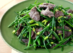 Món ngon mỗi ngày: Thịt bò xào bông hẹ