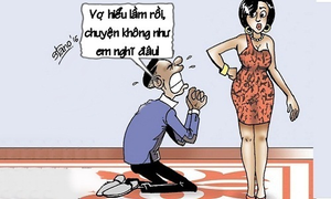 Chồng ngoại tình nhưng không như vợ nghĩ