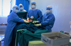 Mổ lấy thai thành công cho sản phụ mắc COVID-19 ở Quảng Ngãi