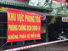 Phong tỏa khu chợ tại Mỹ Tho liên quan đến ca nghi mắc COVID-19