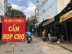 Quận Bình Tân TP.HCM dừng hoạt động chợ truyền thống trong 2 tuần