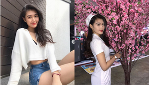 Nhan sắc nữ hộ sinh kiêm cựu tiếp viên hàng không: Mặt mộc cũng xinh hút hồn