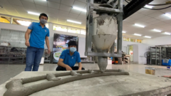 Video: Nhóm sinh viên TP.HCM chế tạo robot in 3D bê tông