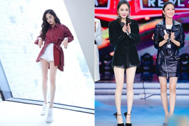 Chân của Dương Mịch hoàn hảo đến mức 'phát sáng', lấn át dàn mỹ nhân Cbiz