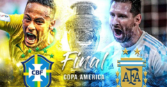 Trực tiếp bóng đá Brazil vs Argentina chung kết Copa America 2021