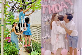 4 ông chồng vừa giàu có lại nổi tiếng chăm vợ con nhất nhì showbiz Việt