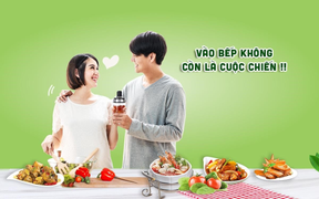 Vào bếp không còn là cuộc chiến