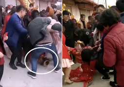 Cô dâu bị họ hàng nhà trai sàm sỡ ngay trong ngày cưới, dân mạng phẫn nộ