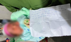 Bé trai sơ sinh bị bỏ rơi bên cánh đồng ở Hà Nội