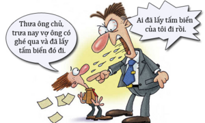 Khi vợ sếp ra oai ở công ty