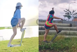 Tẽn tò khi học đòi gái xinh trên mạng