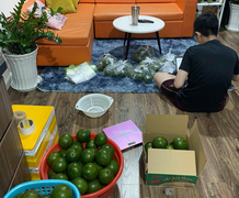 Nhộn nhịp chợ online ở chung cư trong những ngày TP.HCM giãn cách xã hội