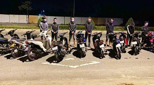 Cảnh sát nổ súng khống chế nhóm đua xe trái phép ở Quảng Ngãi