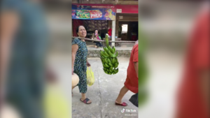 Khoảnh khắc cô gánh chuối nói ‘Tất cả vì miền Nam ruột thịt’ nhận bão like 