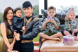 4 nhóc tì đúng chuẩn 'soái ca nhí': Quý tử nhà Đan Trường 2 tuổi đã là chủ tịch