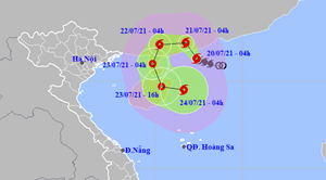 Bão số 3 giật cấp 12, liên tục đổi hướng di chuyển