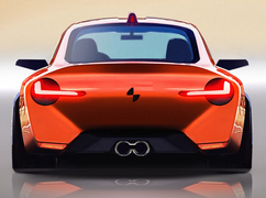 BMW Z4 Coupe thế hệ mới lộ ảnh phác thảo