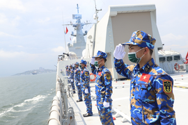 Biên đội tàu hộ vệ Việt Nam đến Nga tham gia Lễ Duyệt binh và Army Games 2021