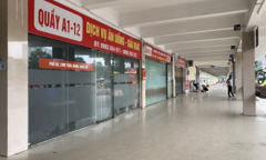 Hàng quán, dịch vụ trong bến xe thoi thóp kiếm sống giữa mùa dịch