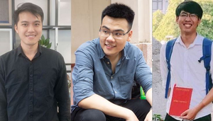 Ba nam sinh cùng tốt nghiệp loại xuất sắc Đại học Bách khoa Hà Nội năm 2021