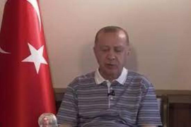 Tổng thống Thổ Nhĩ Kỳ Erdogan gà gật khi đang phát biểu