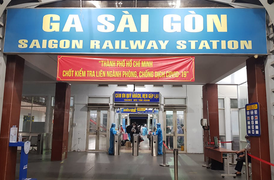 Lập đoàn tàu chuyên biệt đưa người vùng dịch miền Nam về quê